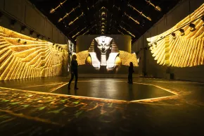 Egypt_pharao_gold_wings_immersive_art_Amsterdam